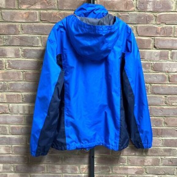 Eddie Bauer Blue Water Edge Light Weight Hooded Jacket Size Large - Picture 3 of 9